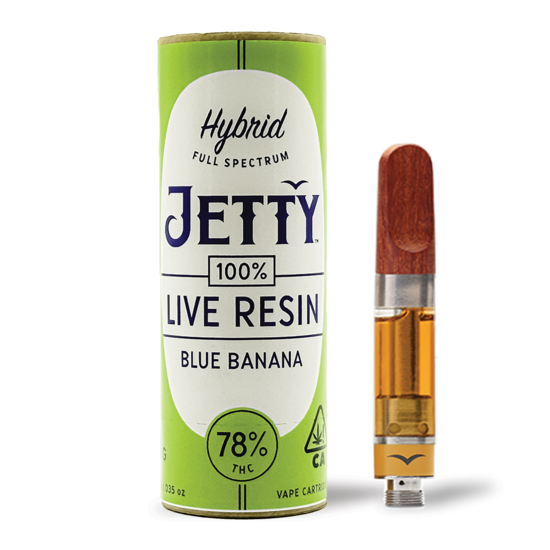 Jetty Extracts Blue Banana Live Resin Cartridge HERB