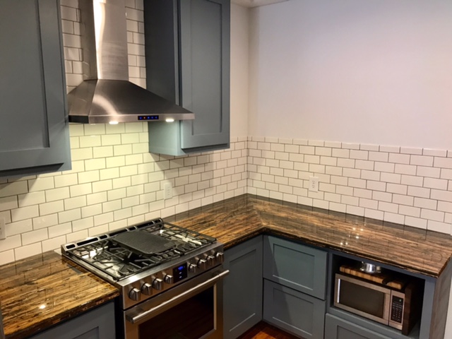 Kitchen Island From Railcar Planks