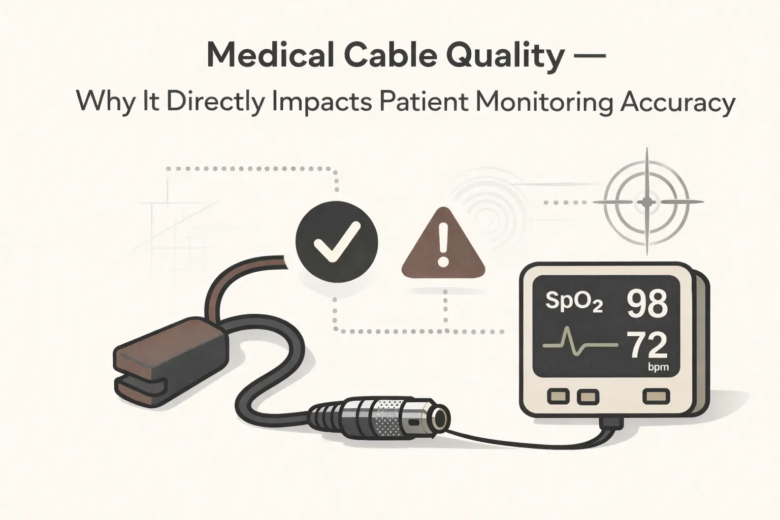 Medical Cable Quality — Why It Directly Impacts Patient Monitoring Accuracy