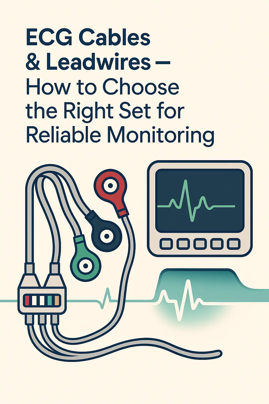 ECG Cables & Leadwires — How to Choose the Right Set for Reliable Monitoring