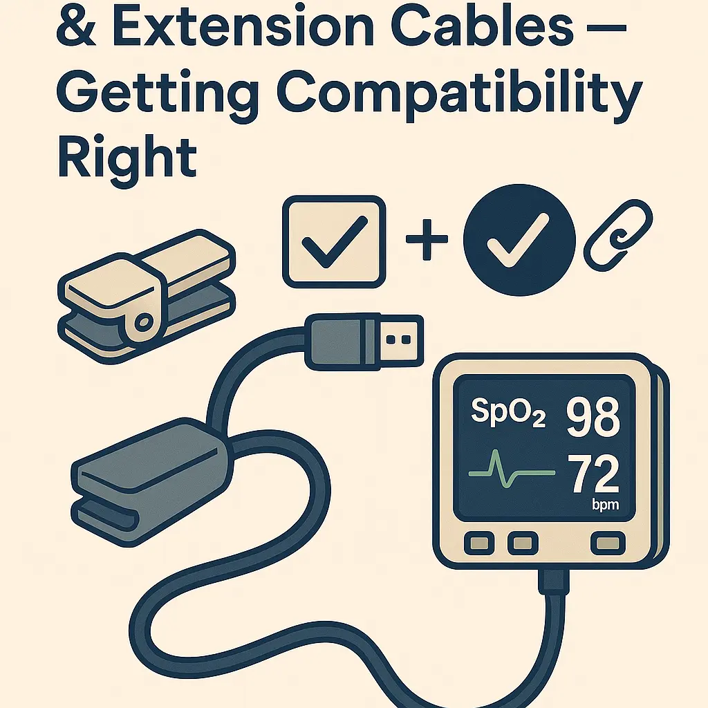 SpO₂ Sensors & Extension Cables — Getting Compatibility Right