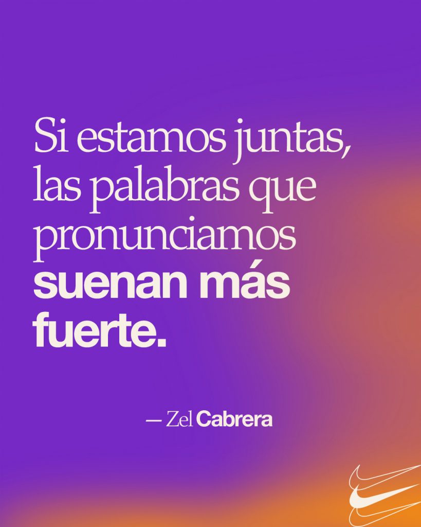 SP21 NikeWomen IWD VozHermana Poema ZelCabrera