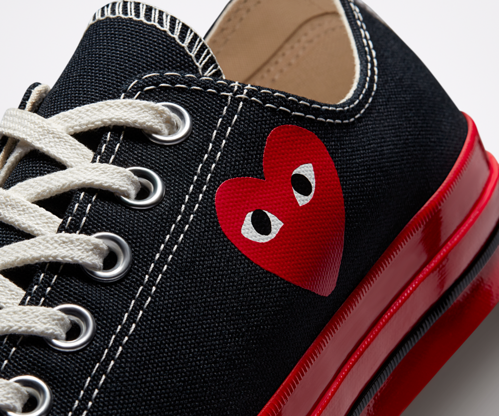 CONVERSE x COMME DES GARÇONS PLAY 9 Converse y Comme des Garcons 3 negro