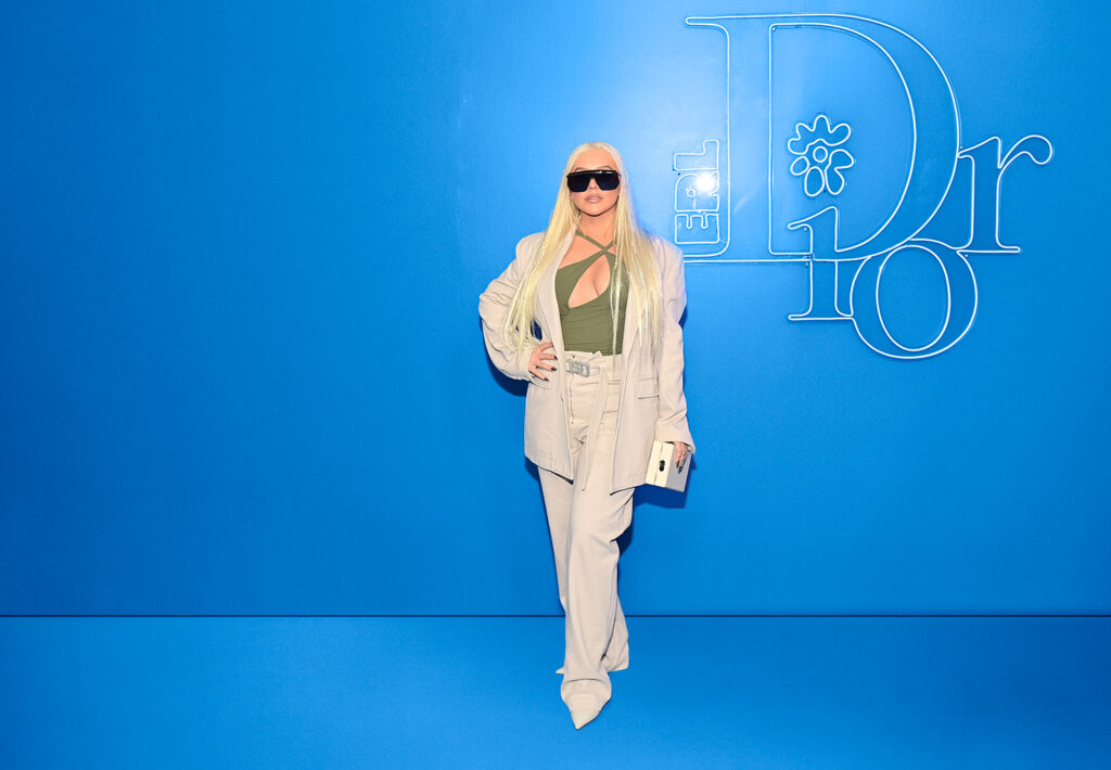 DIOR MEN SPRING 2023 6 CHRISTINA AGUILERA DIOR MEN SPRING 2023