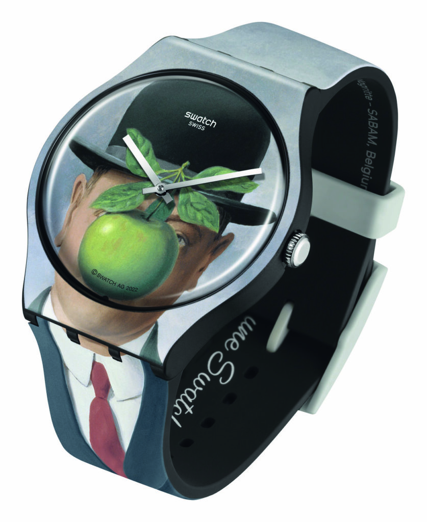 La colección Art Journey de Swatch lleva las obras maestras a tu muñeca. 6 magritte maple 2