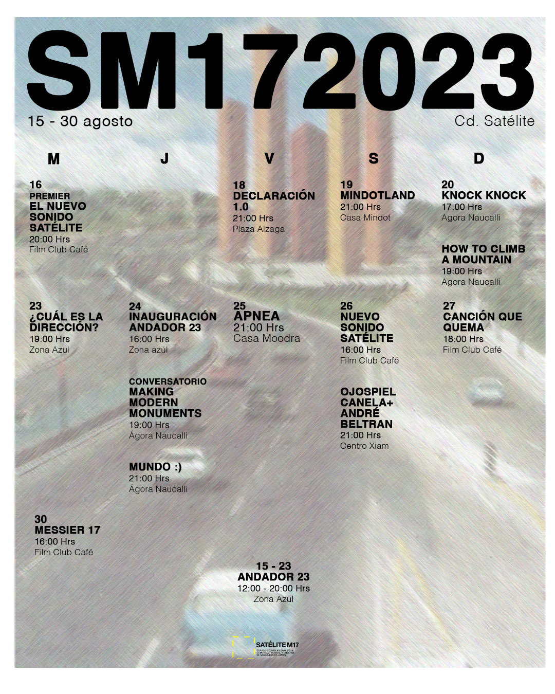 Llega el festival comunitario de artes "SM172023" en Ciudad Satélite. 5 MAPLE SM172023
