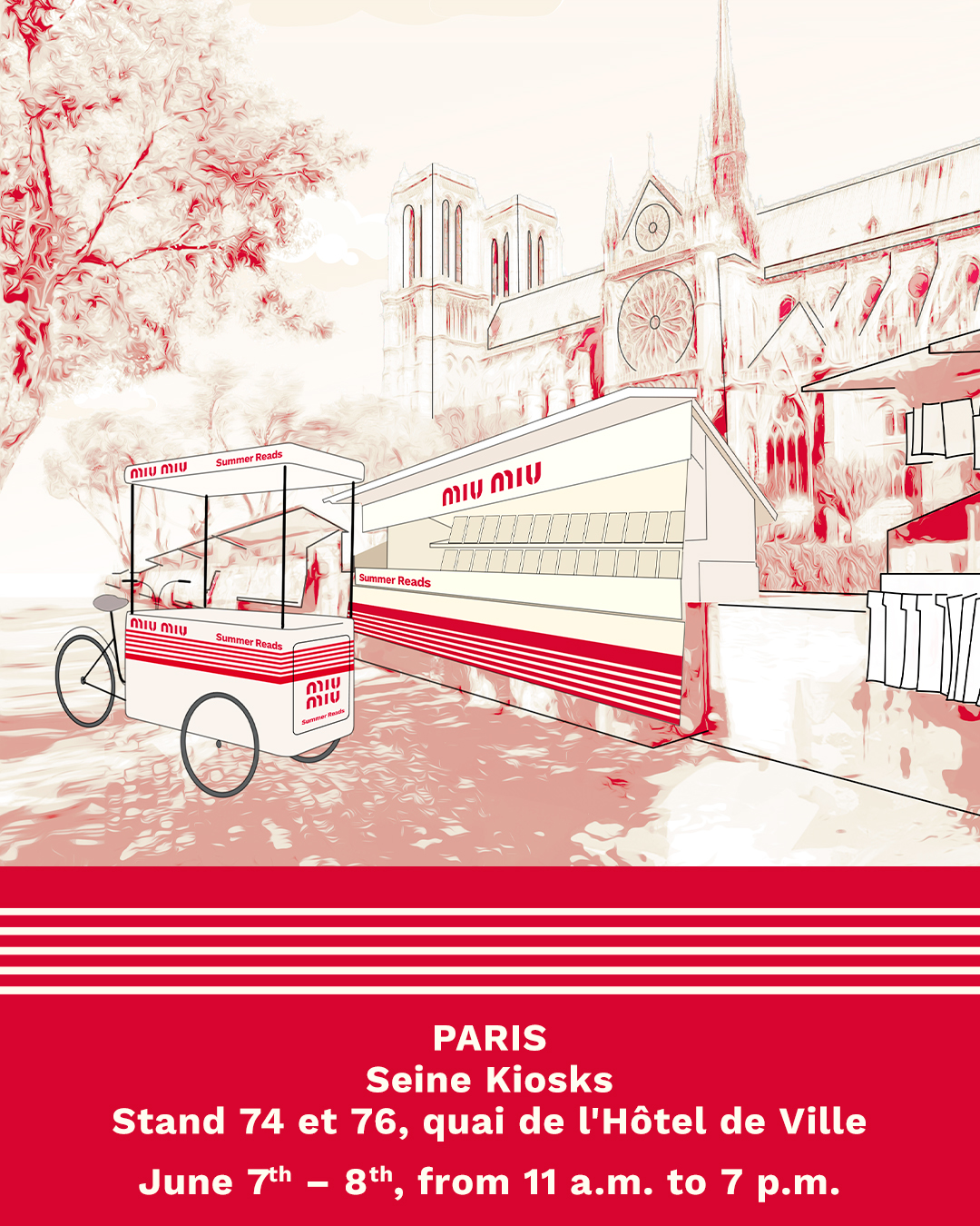 MIU MIU y su iniciativa "Summer Reads". 3 MAPLE MIU MIU SUMMER READS 5