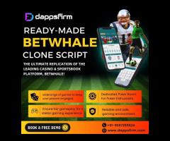 Bet on Your Business Dreams with Our Readymade Betwhale Clone Script