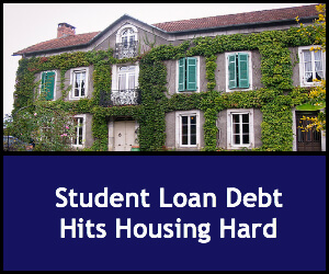 Student Loan Debt Hits Housing Hard