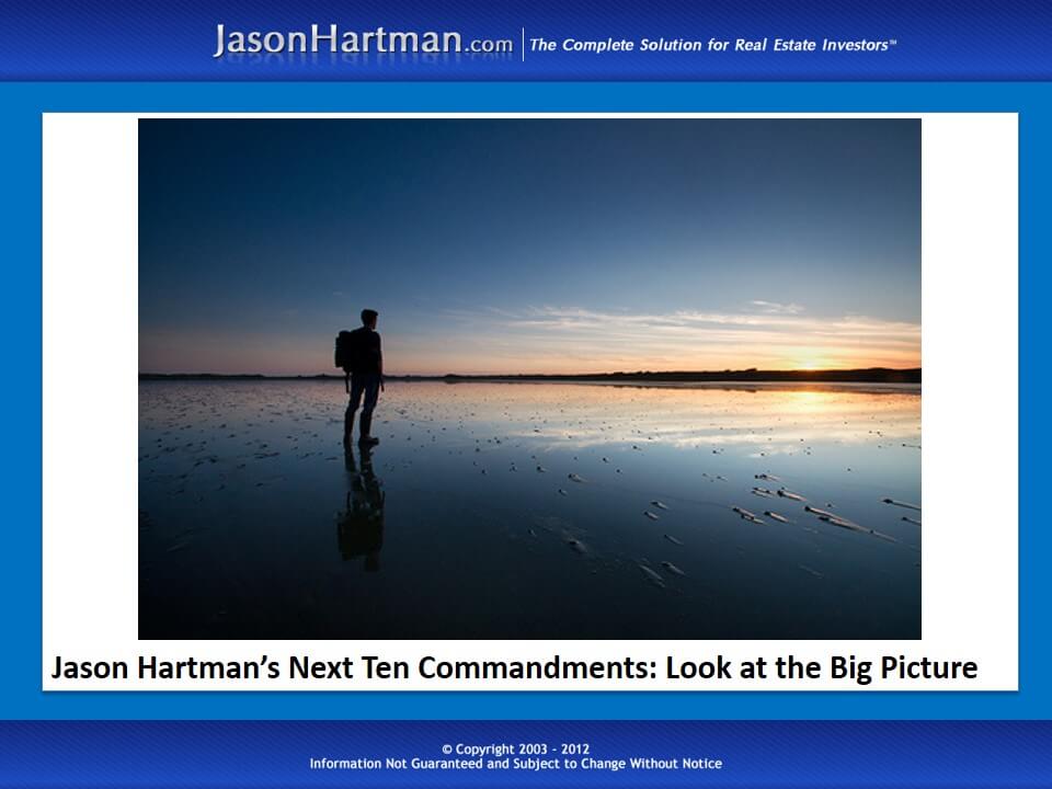 Thou Shalt Look at the Big Picture