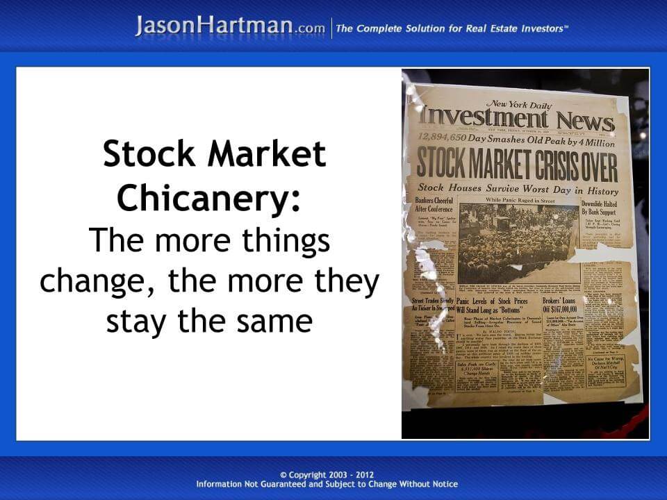 The Stock Market’s Major Defect is Human Nature