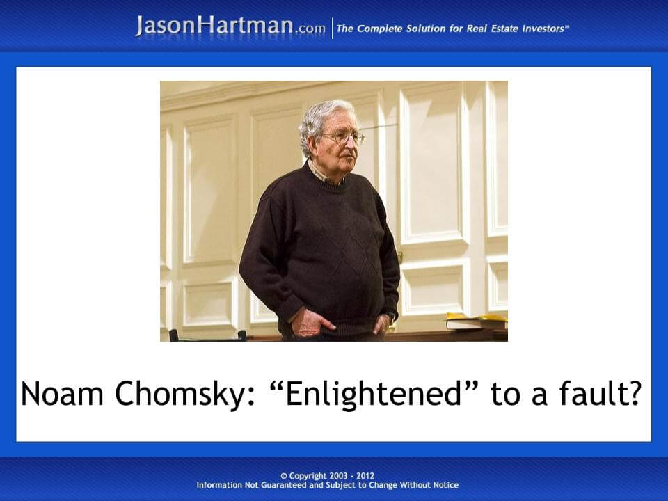 Noam Chomsky – The Beauty of Government Intervention