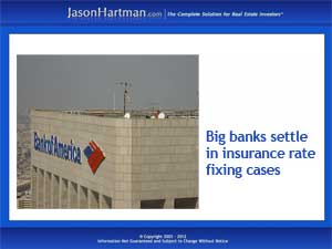Bank of America Settles Insurance Fixing Case