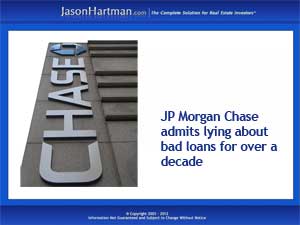 JP Morgan Admits More Bad Loans