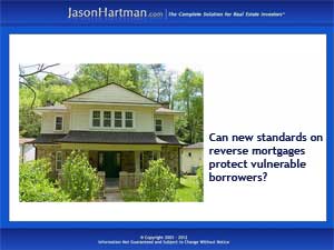 Tougher Standards Limit Reverse Mortgages