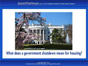 What Happens to Mortgages in  a Government Shutdown?