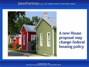 New Bill Shrinks Government’s Role in Housing