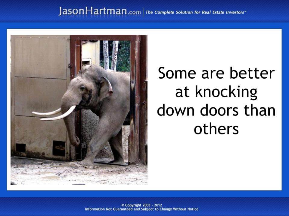 From Knocking on Doors to Knocking Doors Down