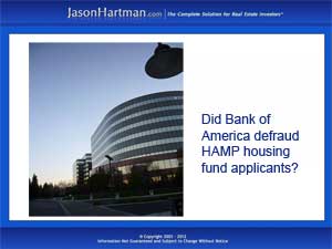 Why Isn’t HAMP Working? More Bank Fraud