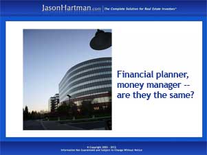 Financial Planner or Money Manager? Getting the Right Advice
