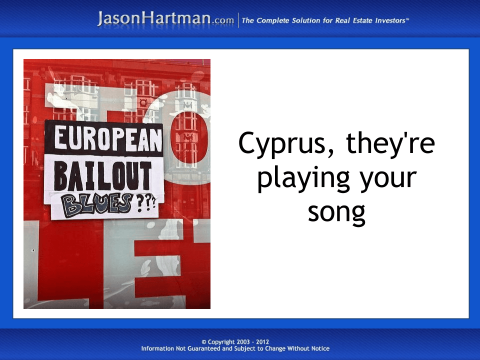 John Rubino Talking Cyprus Collapse