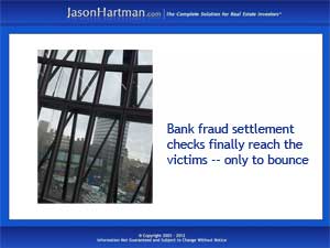 Bank Settlement Checks Are Finally Out – But Bouncing