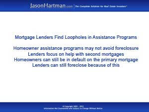 Multiple Mortgages – a Loophole in Assistance Programs
