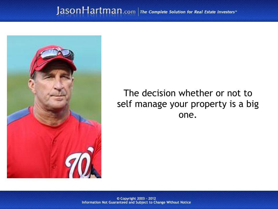 To Self Manage or Not to Self Manage?