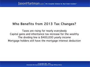 2013 Tax Changes: Who Benefits?