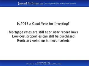 2013: A Good Year for Investing?