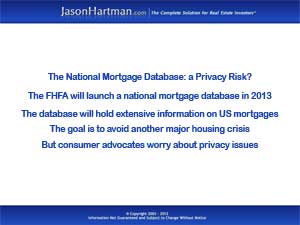 New National Mortgage Database Raises Privacy Concerns