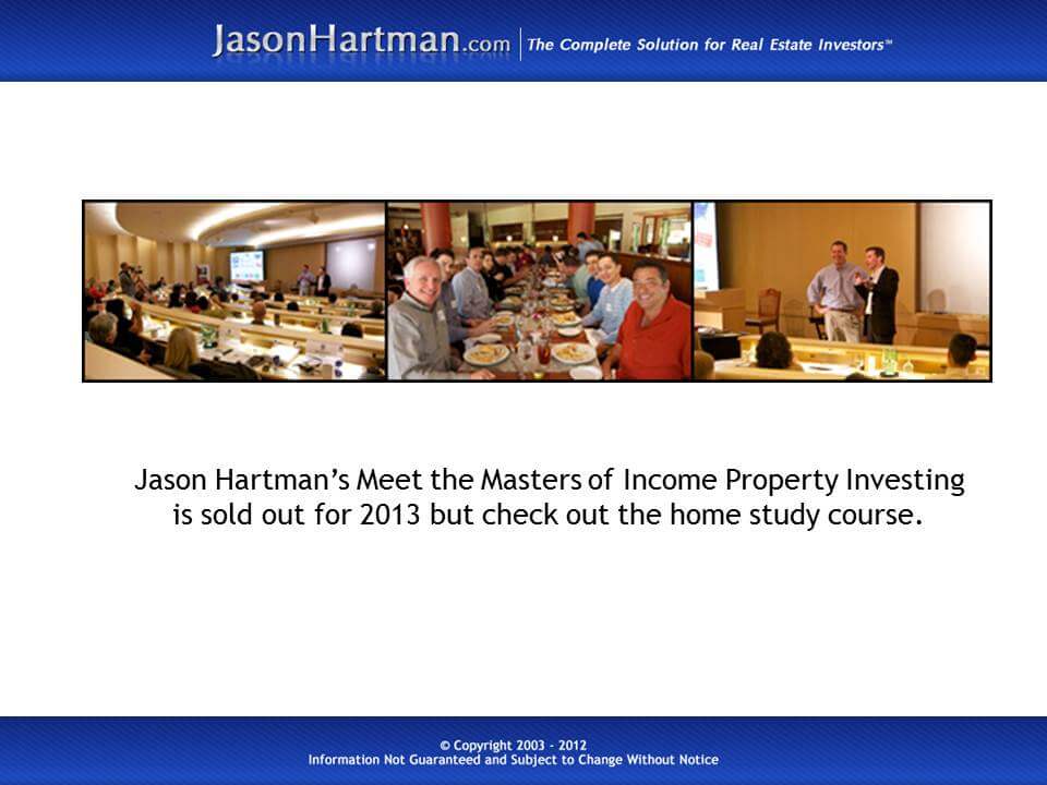 Meet the Masters Sold Out Until 2014