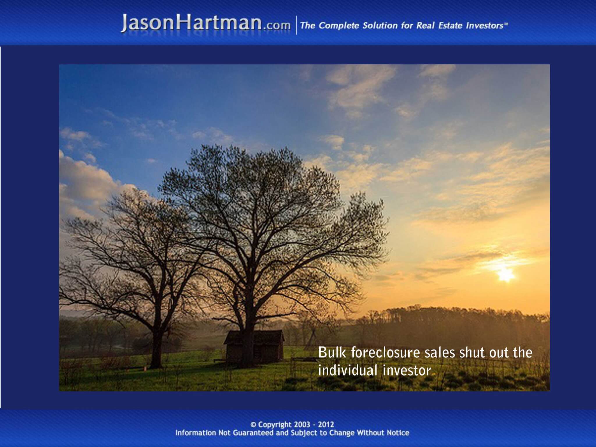 Bulk Home Sales Favor Big Investment Groups