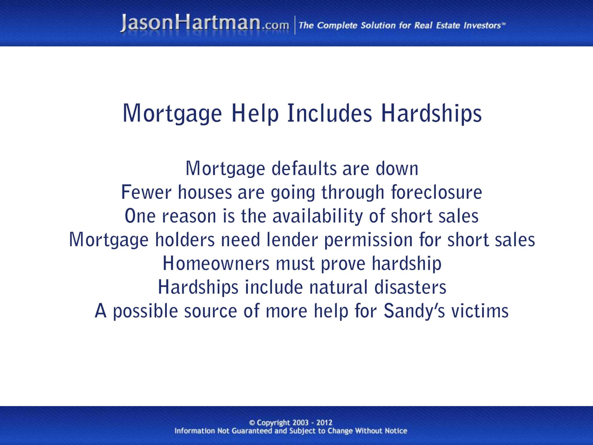 The Changing Face of the Mortgage Market