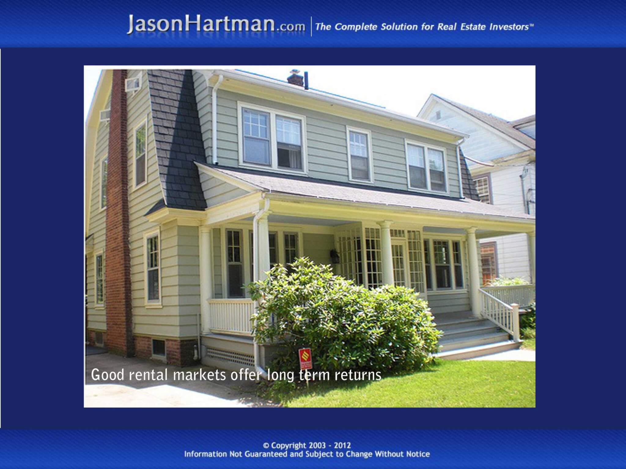 What Constitutes a Good Rental Market?