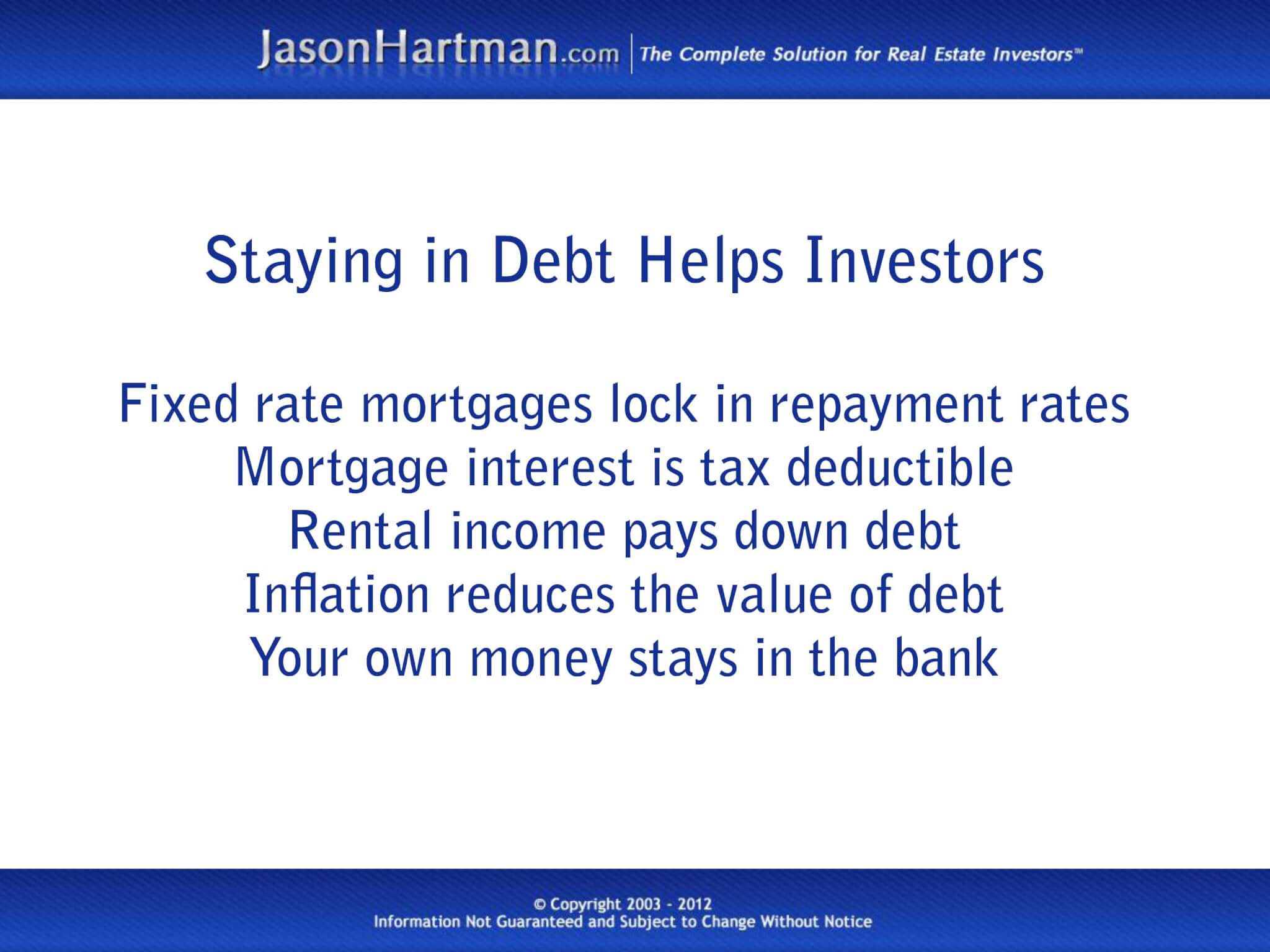 Why Debt is an Advantage for Investors