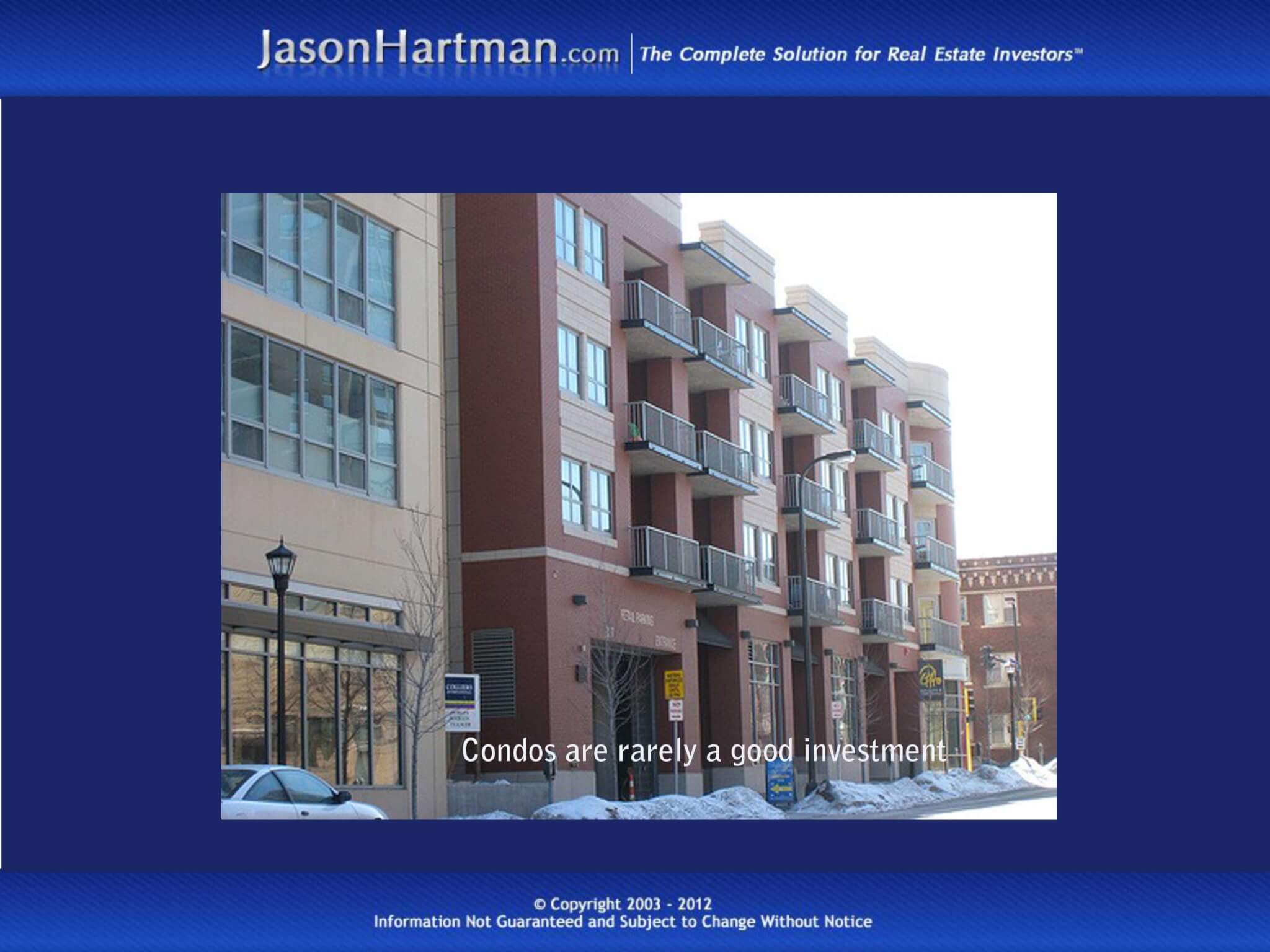 Why Condos Are a Bad Investment