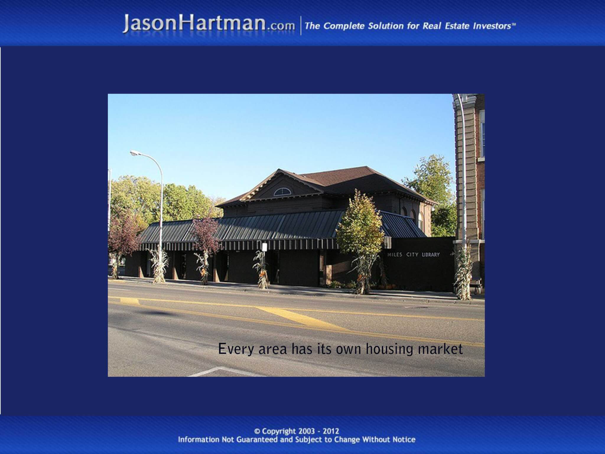 The Housing “Market” or Markets?