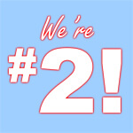 They’re #2 but that’s okay