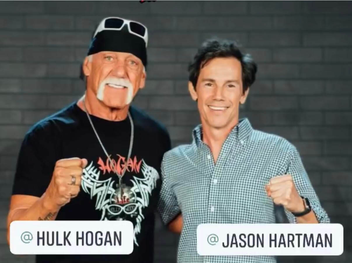Screenshot Jason Hartman with Jerry Seinfeld