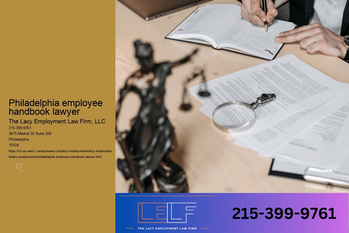 Philadelphia employee handbook lawyer