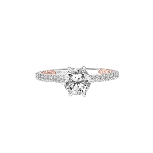 Artcarved Lara Lyric Engagement Ring 31-V909ERW-E