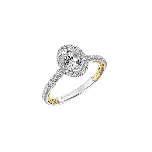 Artcarved Delaney Lyric Engagement Ring 31-V929EPWY-E
