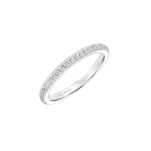 Art Carved Wedding Band 31-V669W-L