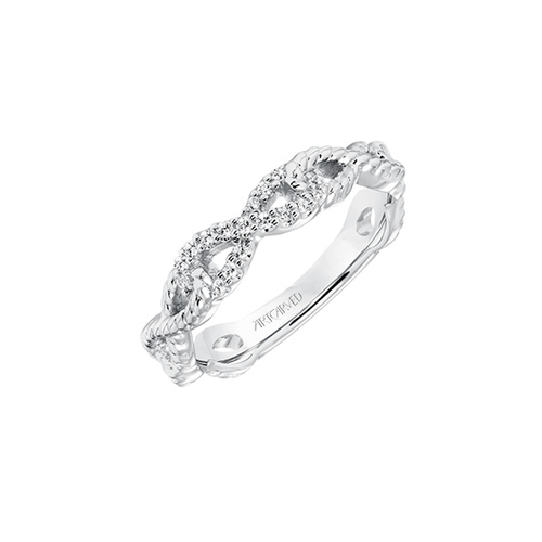 Artcarved Ladies Wedding Band 33-V9156W-L Artcarved Ladies Wedding Band 33-V9156W-L