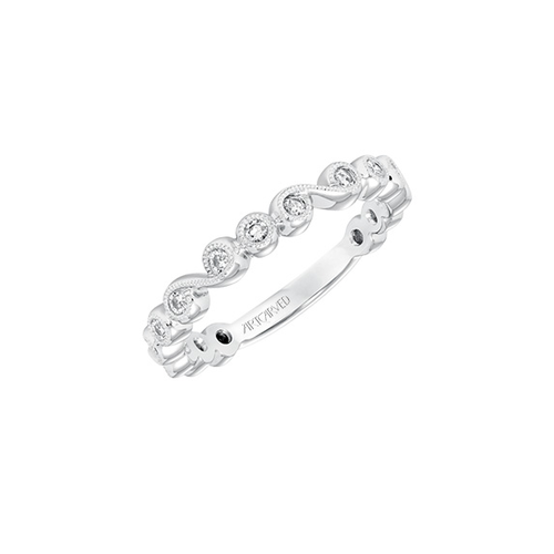Artcarved Ladies Wedding Band 33-V9161W-L Artcarved Ladies Wedding Band 33-V9161W-L
