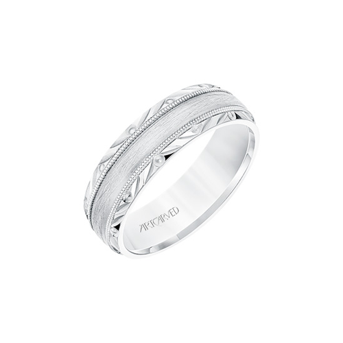 Artcarved Men's Engraved Wedding Band 11-WV8673W65-G thumbnail 1