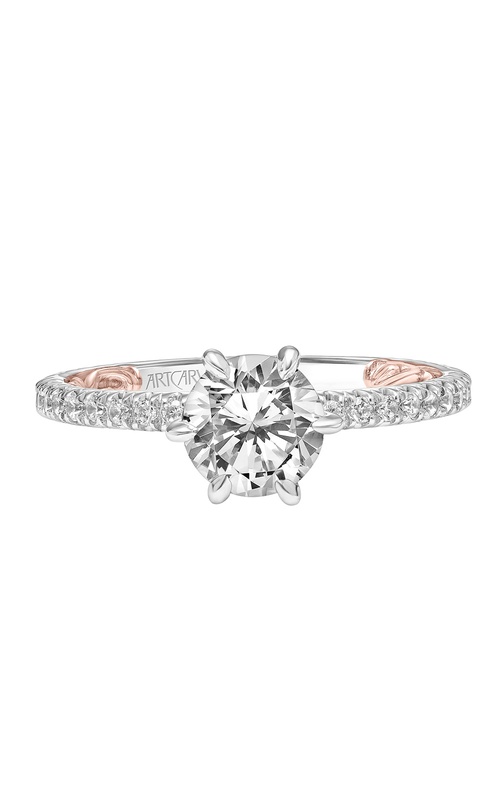 Artcarved Lara Lyric Engagement Ring 31-V909ERW-E