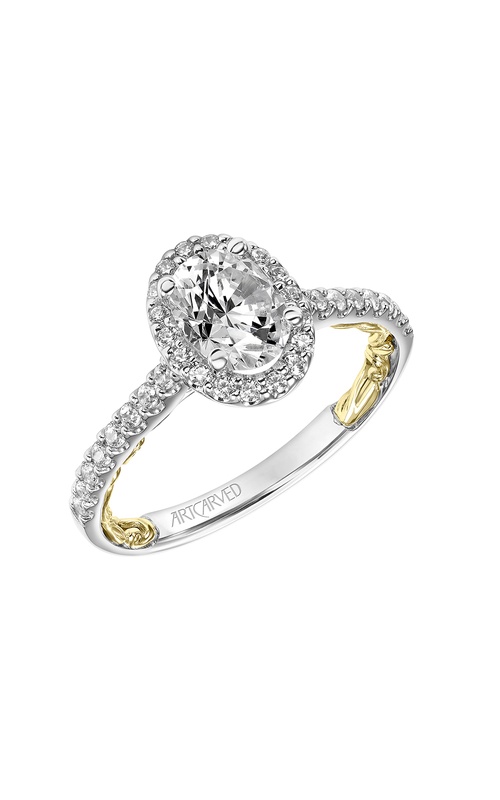 Artcarved Falyn Lyric Engagement Ring 31-V928EVWY-E