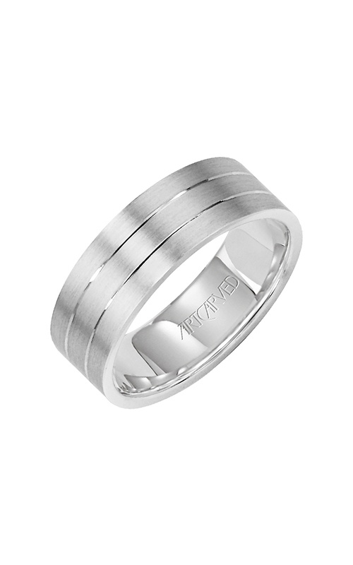 Artcarved Americana Wedding Band His Love Light 11-WV7357W-G